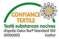 Certificat oekotex pour le tissu paillette