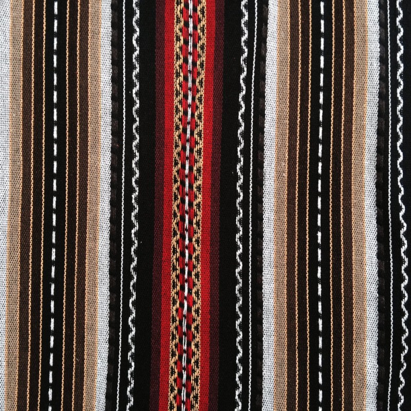 Tissu alpujarreña traditionnel marron