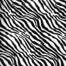 Fausse fourrure zebre