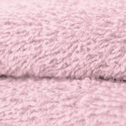 Tissu éponge coton rose