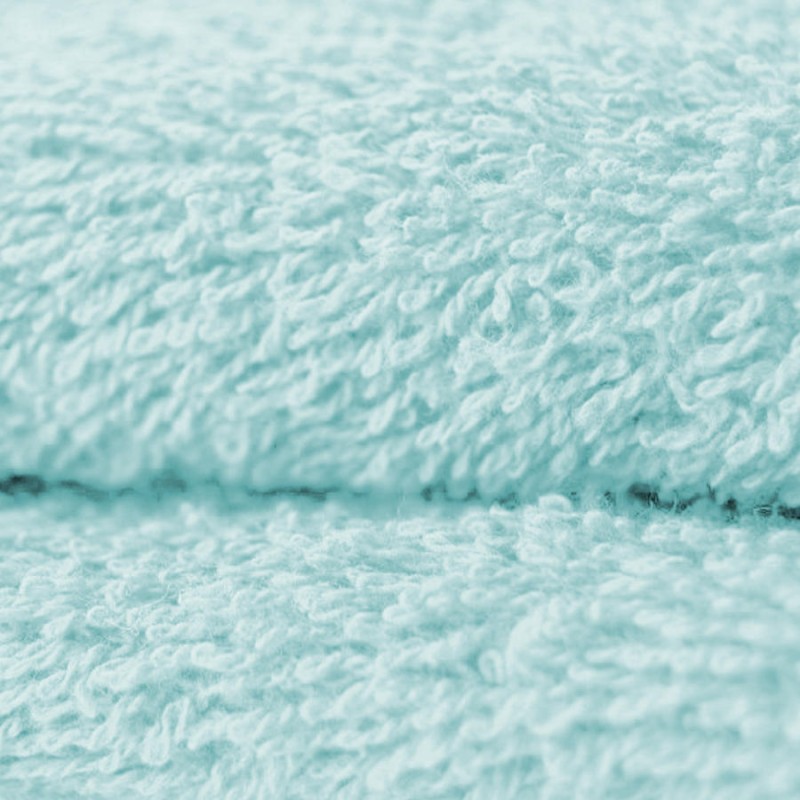 Tissu éponge coton vert d'eau