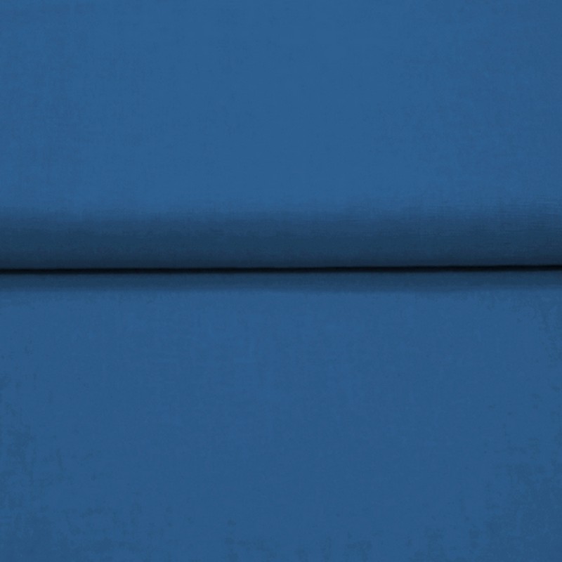 Tissu coton bleu france au rouleau