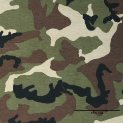 Toile grande largeur camouflage