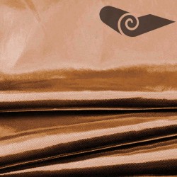 Rouleau tissu lamé bronze