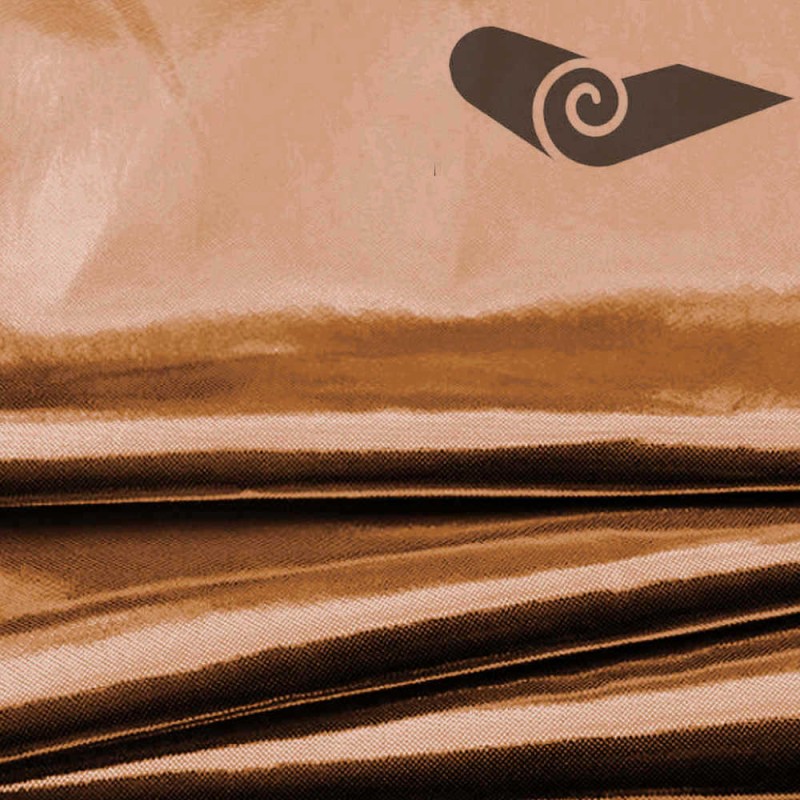 Rouleau tissu lamé bronze