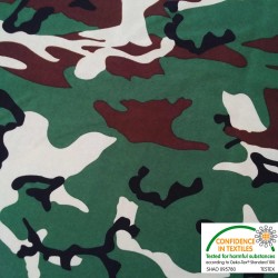 Tissu burlington camouflage