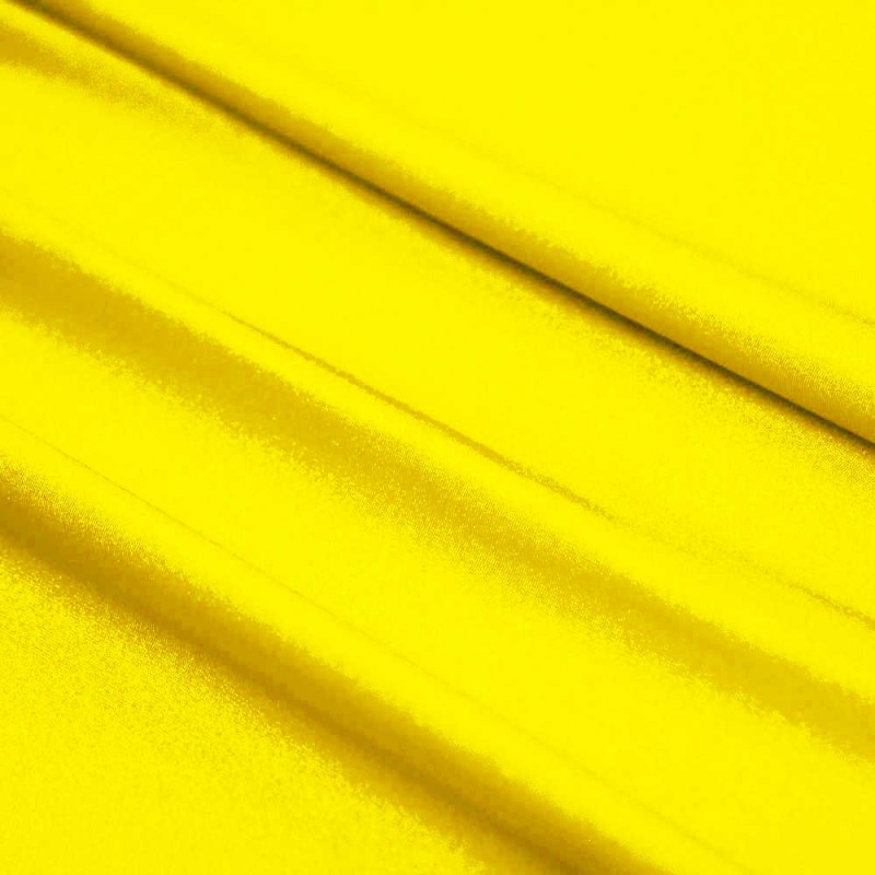 Lycra brillant jaune fluo