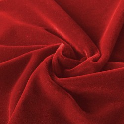 Velours ameublement rouge