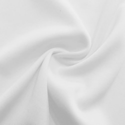 Jersey interlock blanc au mètre
