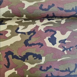 Tissu enduit Camouflage