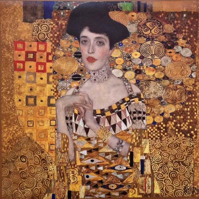 Carré similicuir Klimt Jidith