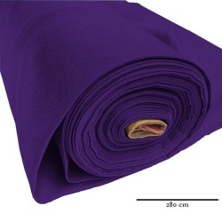 Rouleau tissu burlington grande largeur violet foncé