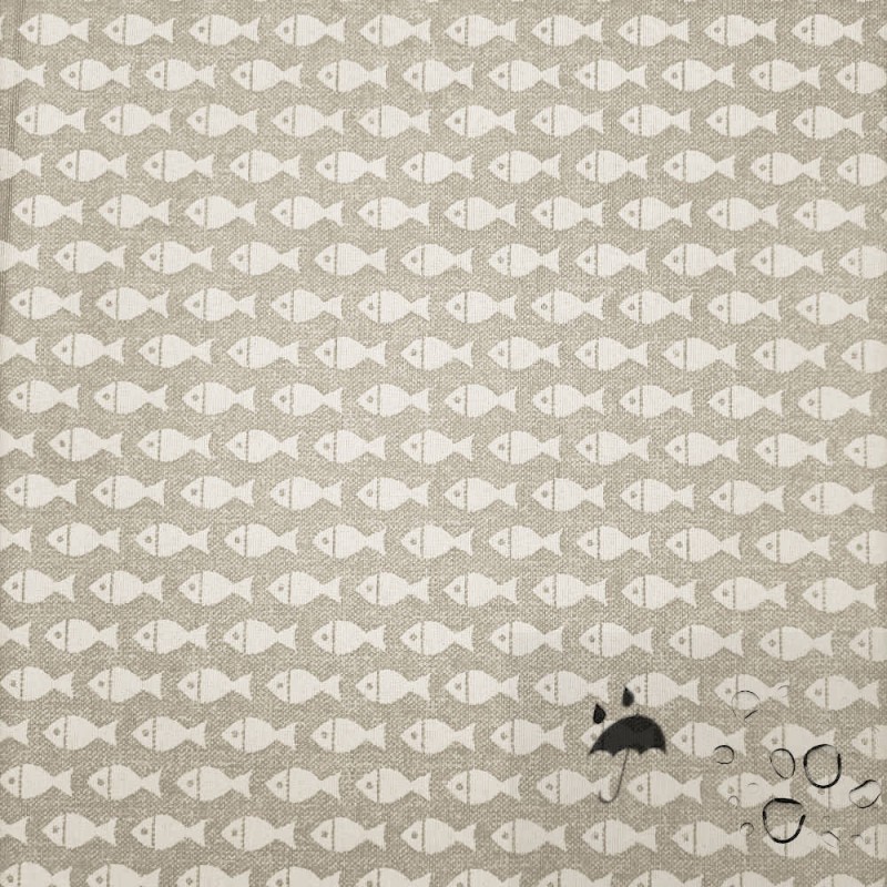Tissu enduit POISSONS
