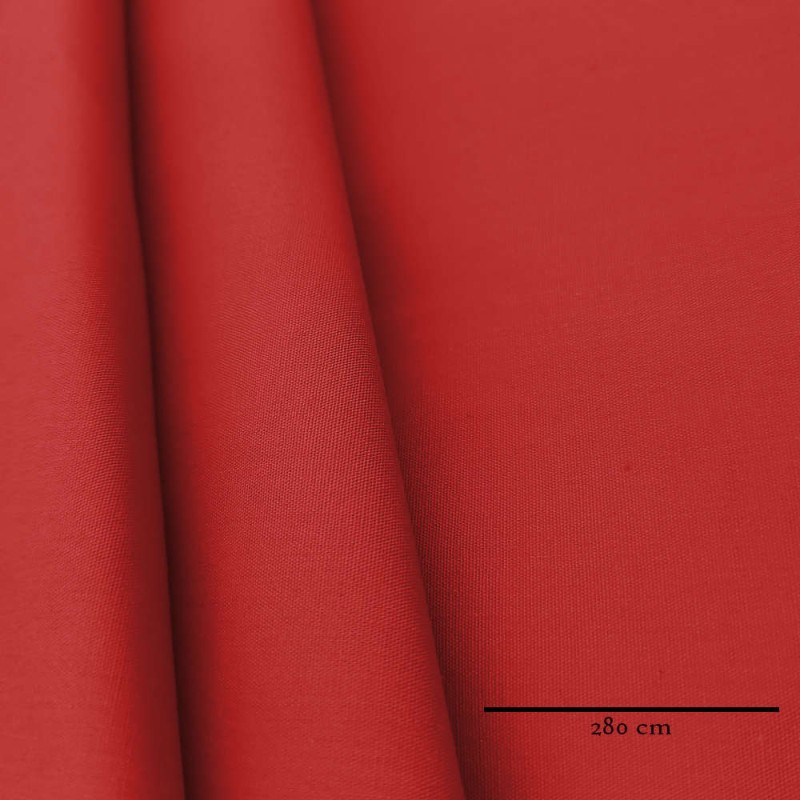 Coton grande largeur rouge