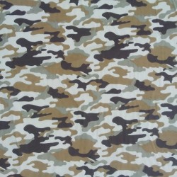 Tissu coton imprimé au métre | light camouflage