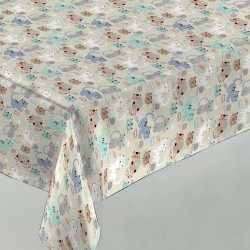 Tissu enduit imprimé | vente par rouleau de 15 mts