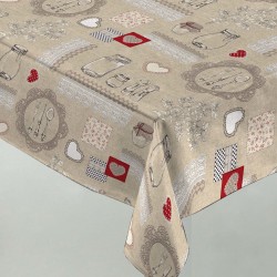 Tissu enduit imprimé | vente par rouleau de 15 mts