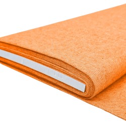 Rouleau Toile de coton chiné orange