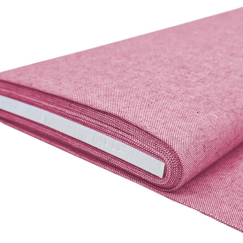 Rouleau Toile de coton chiné rose