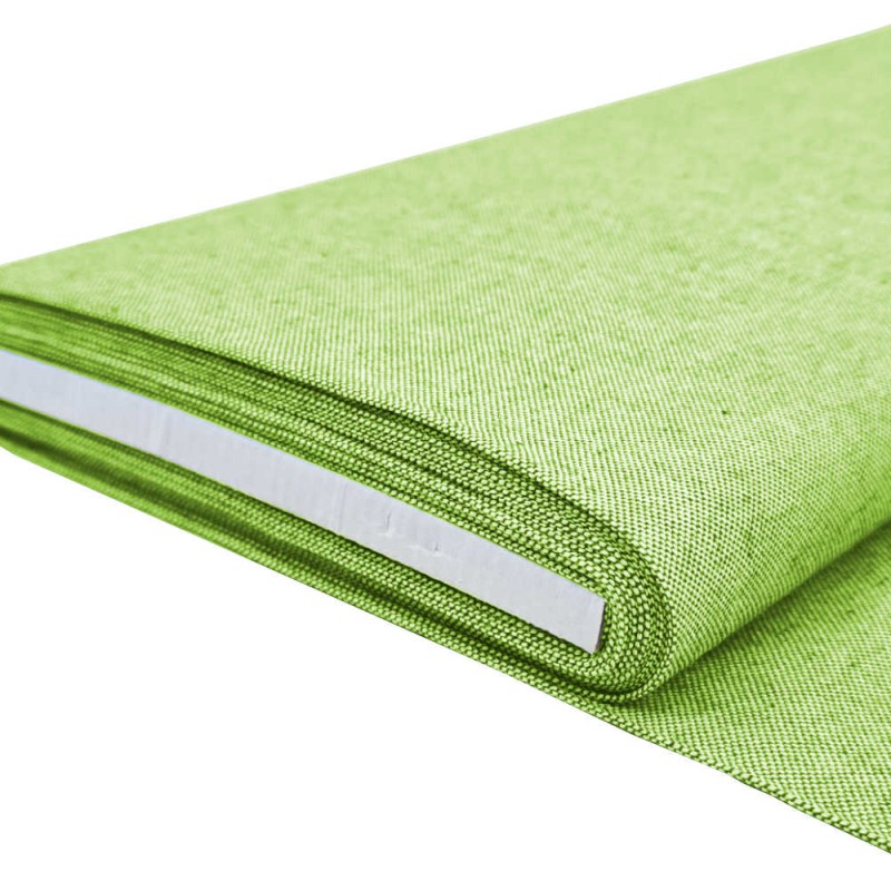 Rouleau Toile de coton chiné vert pomme