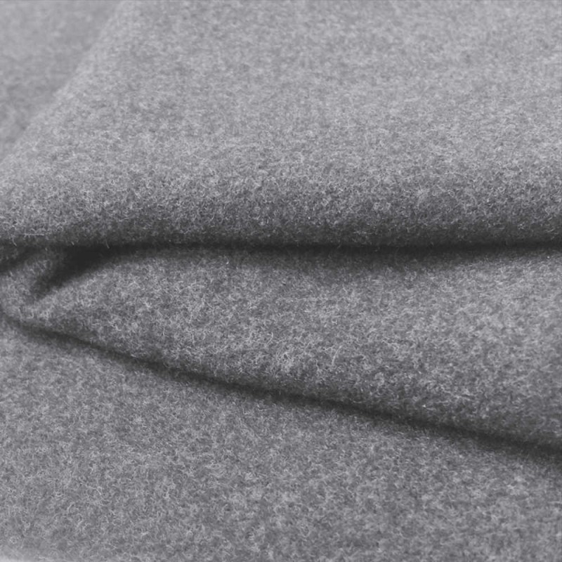 Tissu drap manteau reciclé gris légèr au mètre