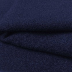 Tissu drap manteau reciclé bleu marine au mètre