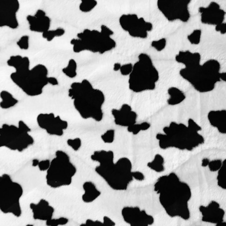 Fausse fourrure vache au mètre i love tissus