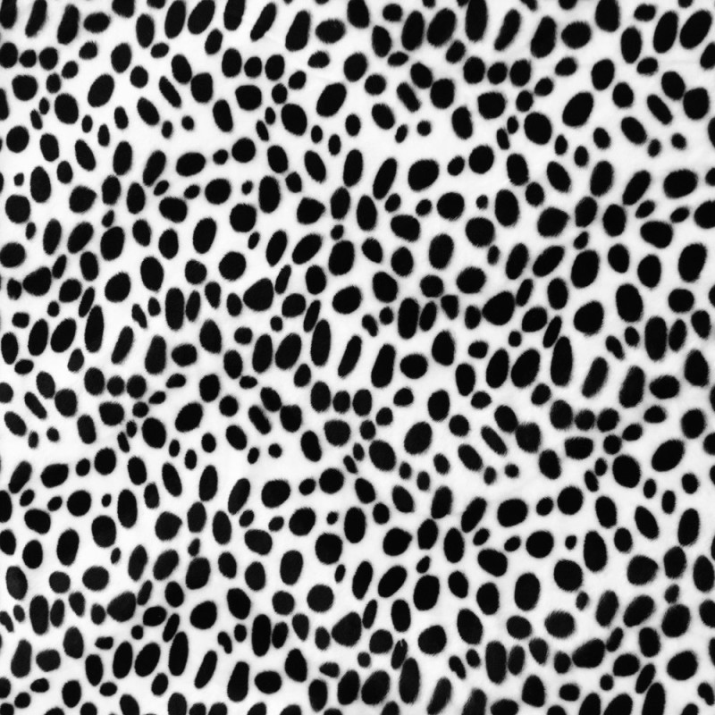 fausse fourrure dalmatien au mètre i love tissus