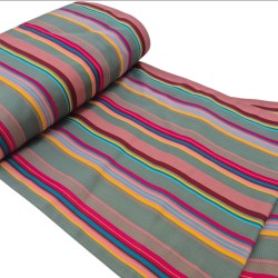 I ❤️ TISSUS | Tissu transat rayures pink