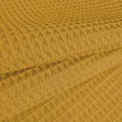 Tissu gauffré | curry au mètre