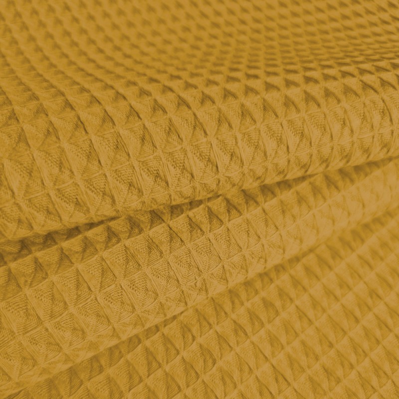 Tissu gauffré | curry au mètre