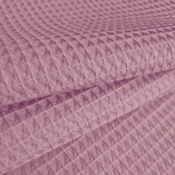 Tissu gaufré rose