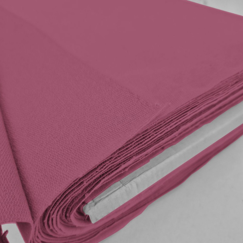 ♥ rouleau 5 mts french terry coton | fucshia