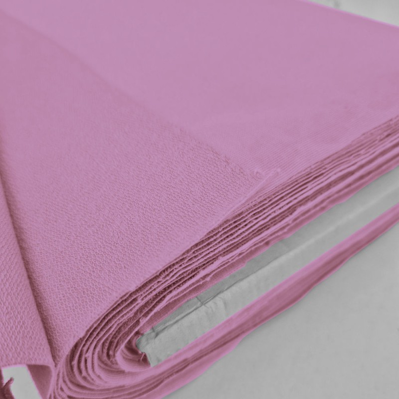 ♥ rouleau 5 mts french terry coton | lila