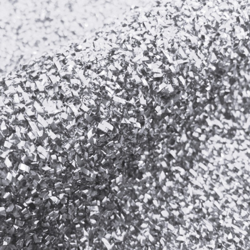 Éponge lurex argent