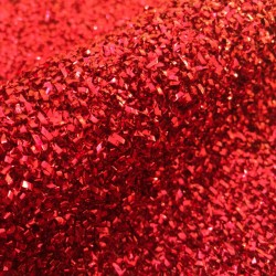 Éponge lurex rouge