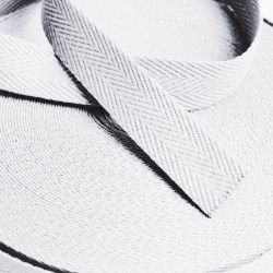 ➜ Sangle en coton 30 mm au mètre | Ruban à chevrons