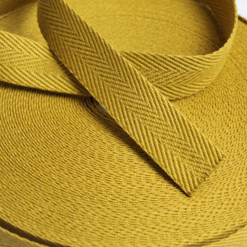 ➜ Sangle en coton 30 mm au mètre | Ruban à chevrons
