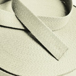 ➜ Sangle en coton 30 mm au mètre | Ruban à chevrons