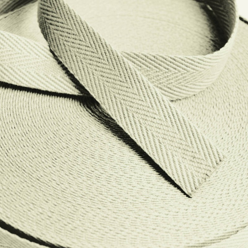 ➜ Sangle en coton 30 mm au mètre | Ruban à chevrons