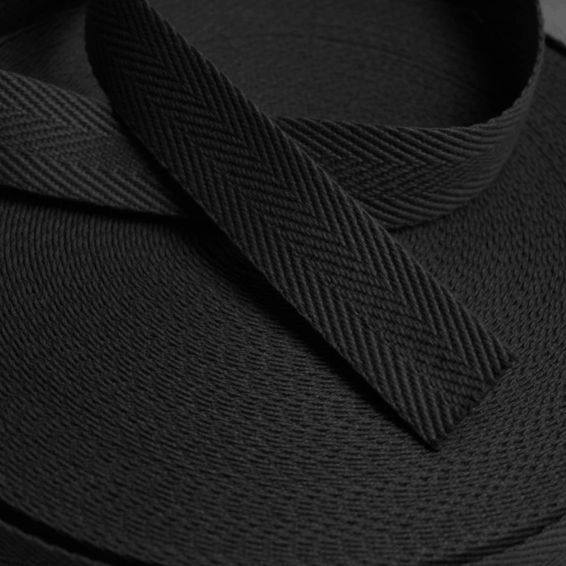 ➜ Sangle en coton 30 mm au mètre | Ruban à chevrons