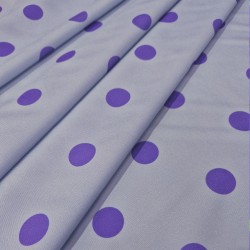 ►Tissu  à pois colorés au mètre | Acheter tissu imprimé flamenco