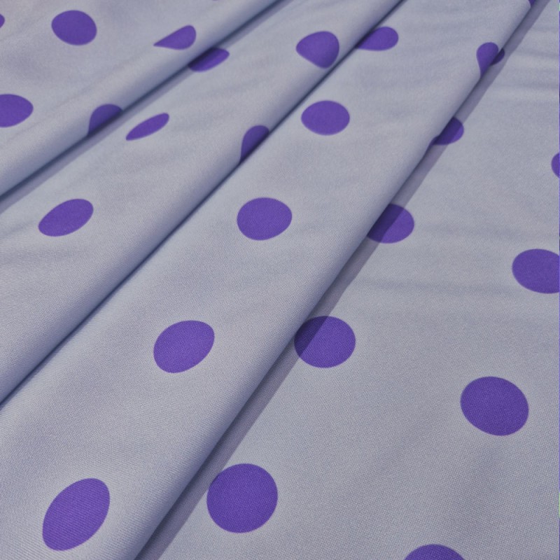 ►Tissu  à pois colorés au mètre | Acheter tissu imprimé flamenco