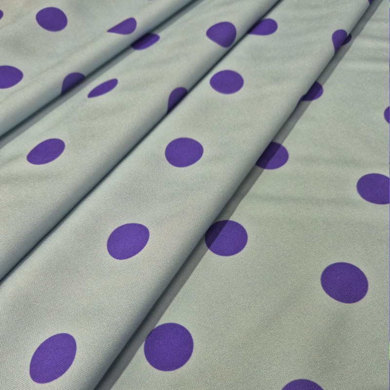 ►Tissu  à pois colorés au mètre | Acheter tissu imprimé flamenco
