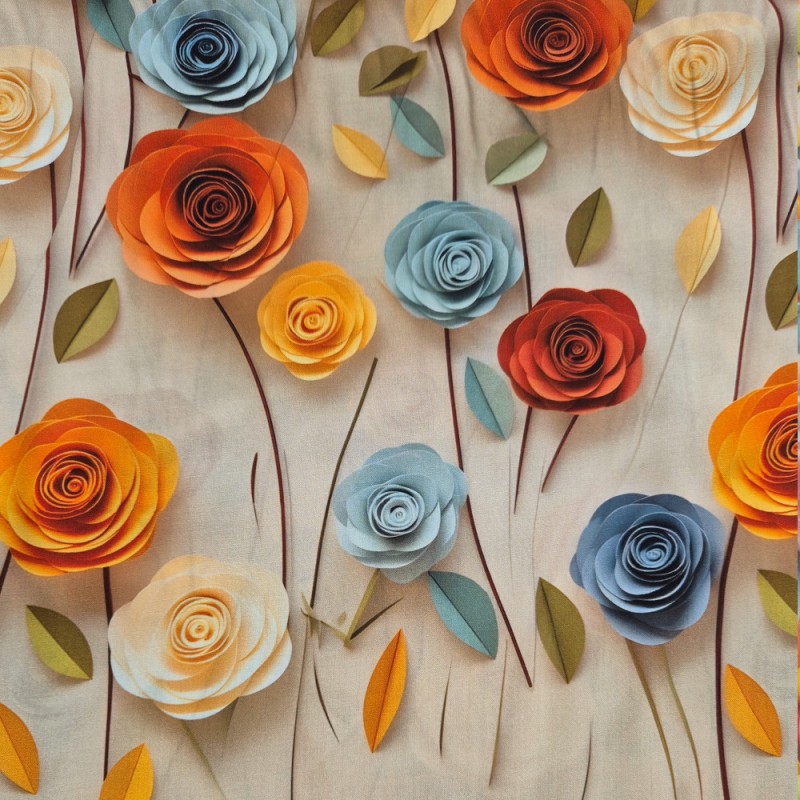 Flores de papel