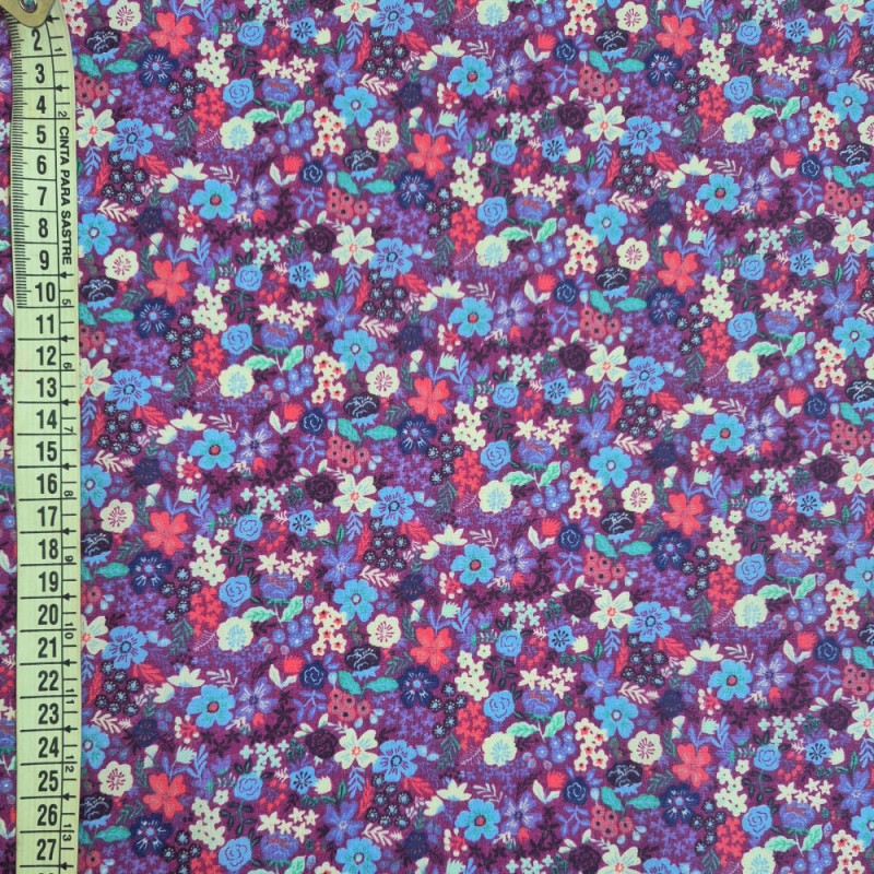 ► COTON FLORAL | ❤  | tissus imprimés à motifs fleuris