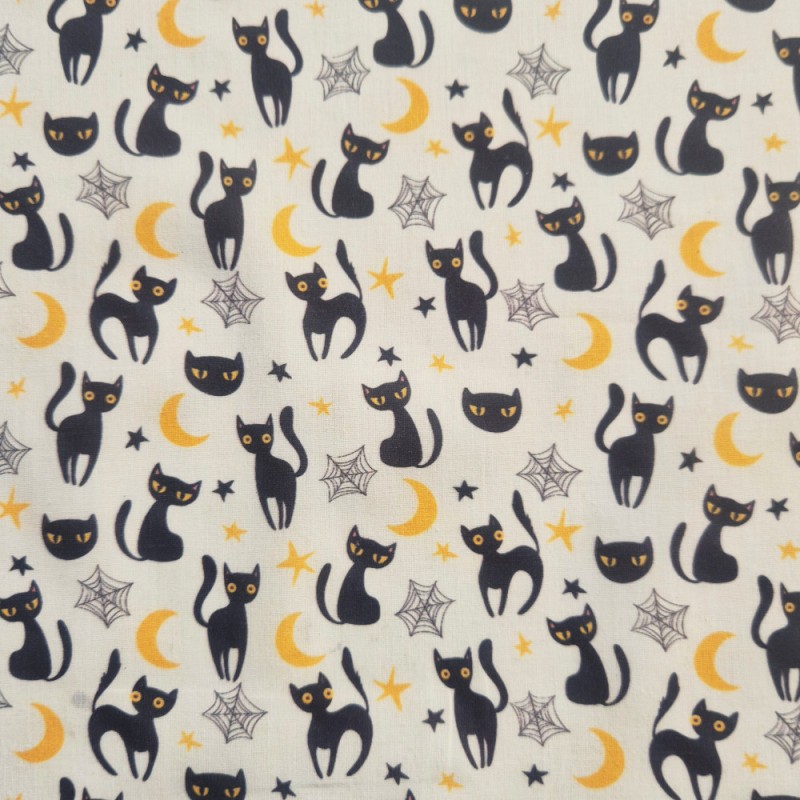 ▷ COTON BIO au mètre | HALLOWEEN (GOTS)