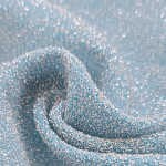 Voile lurex bleu ciel au mètre