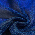 Voile lurex bleu roi au mètre