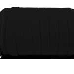Ruban élastique plat tresse 16mm noir